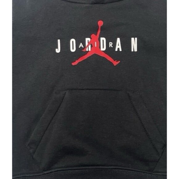 Jordan Hoodie Black Size 24M - Picture 3 of 5